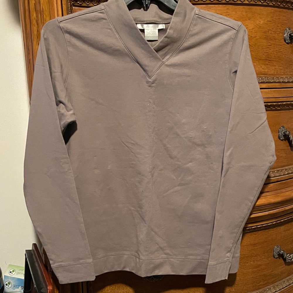 Nike Women's Taupe Long Sleeve Tee